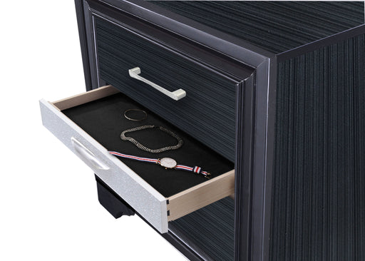 Naima Black Nightstand - Furniture Land (Milwaukee, WI)