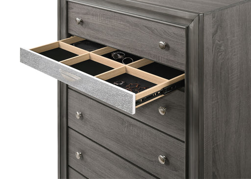 Naima Gray Chest - Furniture Land (Milwaukee, WI)