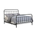 Livingston California King, E.King, & Queen Panel Metal Bed Dark Bronze - Furniture Land (Milwaukee, WI)