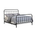 Livingston California King, E.King, & Queen Panel Metal Bed Dark Bronze - Furniture Land (Milwaukee, WI)