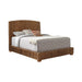 Laughton Hand-Woven Banana Leaf California King, E.King, & Queen Bed Amber - Furniture Land (Milwaukee, WI)