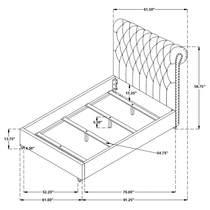 Devon Bedroom Set White - Furniture Land (Milwaukee, WI)