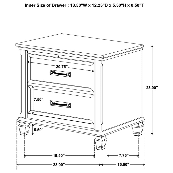 Devon Bedroom Set White - Furniture Land (Milwaukee, WI)