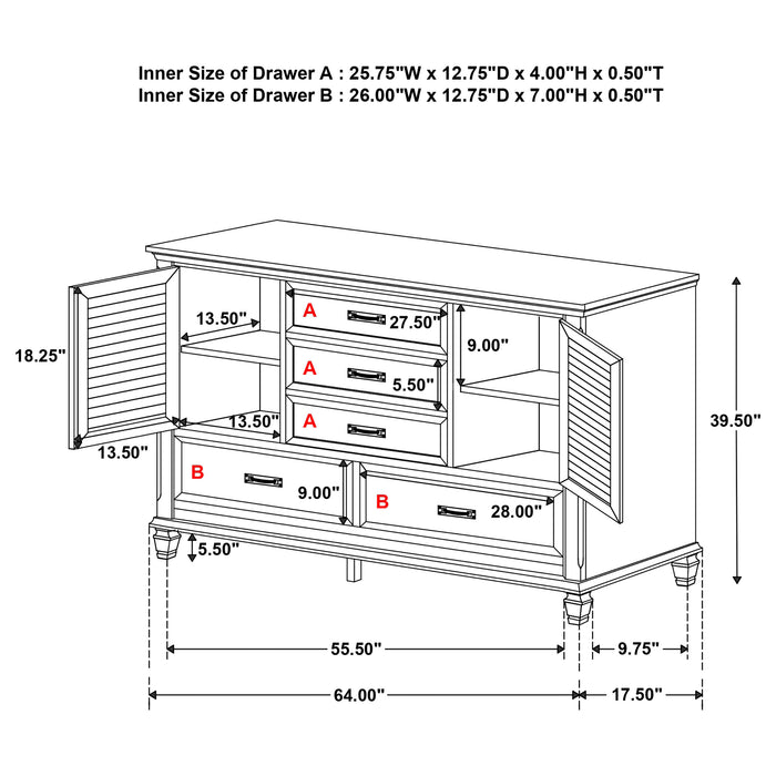 Devon Bedroom Set White - Furniture Land (Milwaukee, WI)