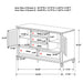 Devon Bedroom Set White - Furniture Land (Milwaukee, WI)