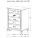 Devon Bedroom Set White - Furniture Land (Milwaukee, WI)
