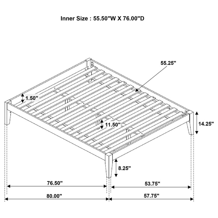 Hounslow Universal Platform Bed - Furniture Land (Milwaukee, WI)