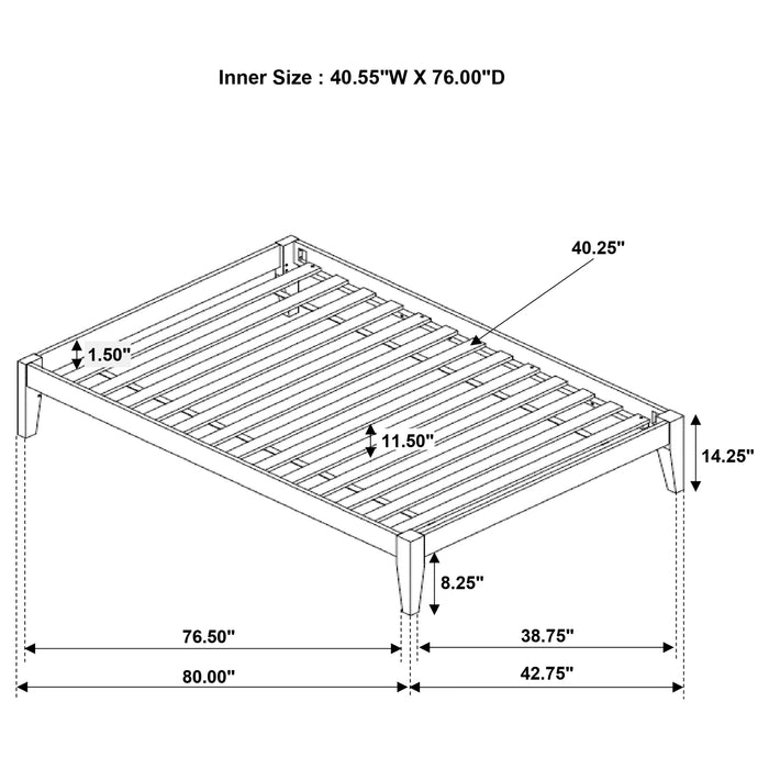 Hounslow Universal Platform Bed - Furniture Land (Milwaukee, WI)