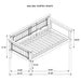 Oakdale Wood Twin Daybed with Trundle Rustic Honey - Furniture Land (Milwaukee, WI)