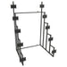 Duarto 5-tier Headboard Display Rack Black - Furniture Land (Milwaukee, WI)