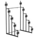 Duarto 5-tier Headboard Display Rack Black - Furniture Land (Milwaukee, WI)