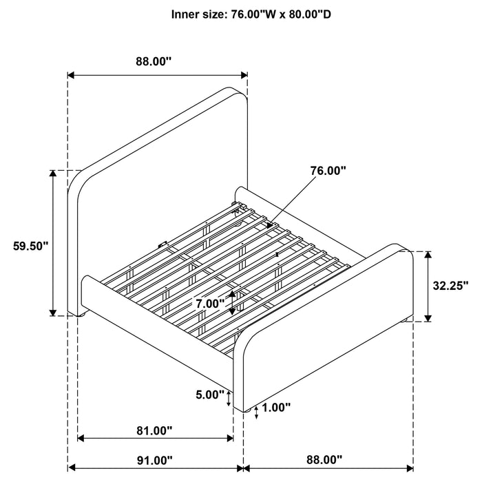 Wren Eastern King & Queen Bed - Furniture Land (Milwaukee, WI)