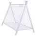 Fultonville Twin Metal Tent Bed Pink - Furniture Land (Milwaukee, WI)
