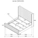 Natasha California King, E.King & Queen Bed - Furniture Land (Milwaukee, WI)