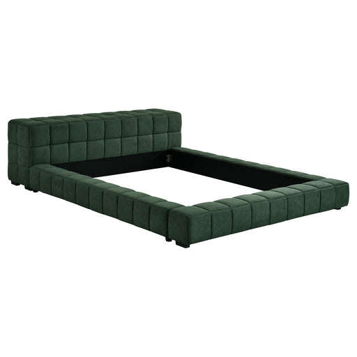 Trinity California King, E.king, Queen, & Full Bed Green & Light Taupe - Furniture Land (Milwaukee, WI)