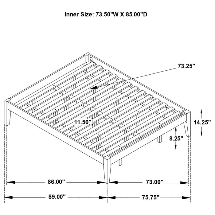 Hounslow Universal Platform Bed - Furniture Land (Milwaukee, WI)
