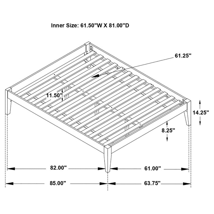 Hounslow Universal Platform Bed - Furniture Land (Milwaukee, WI)