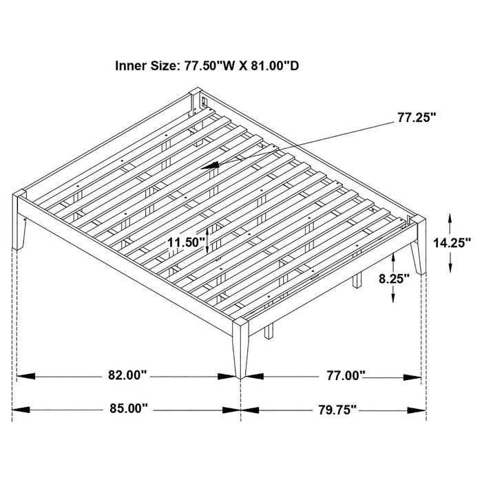 Hounslow Universal Platform Bed - Furniture Land (Milwaukee, WI)