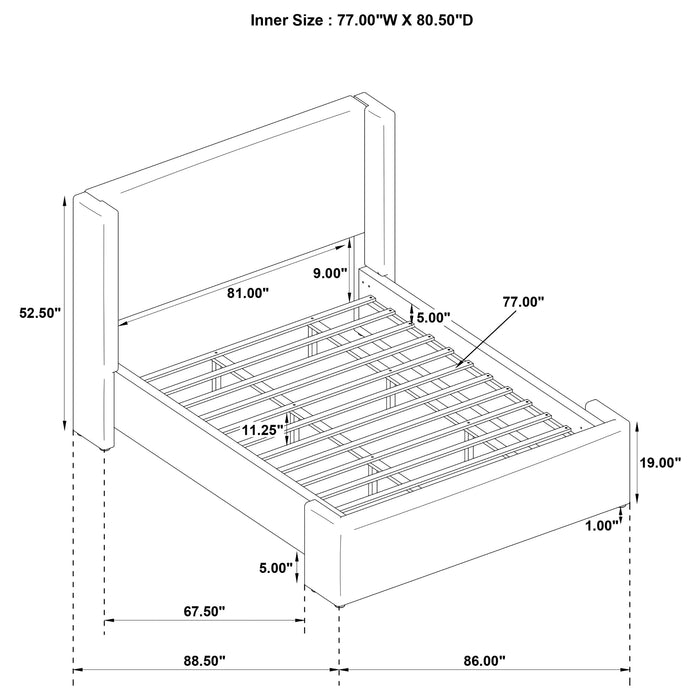 Alamosa Eastern King & Queen Bed - Furniture Land (Milwaukee, WI)