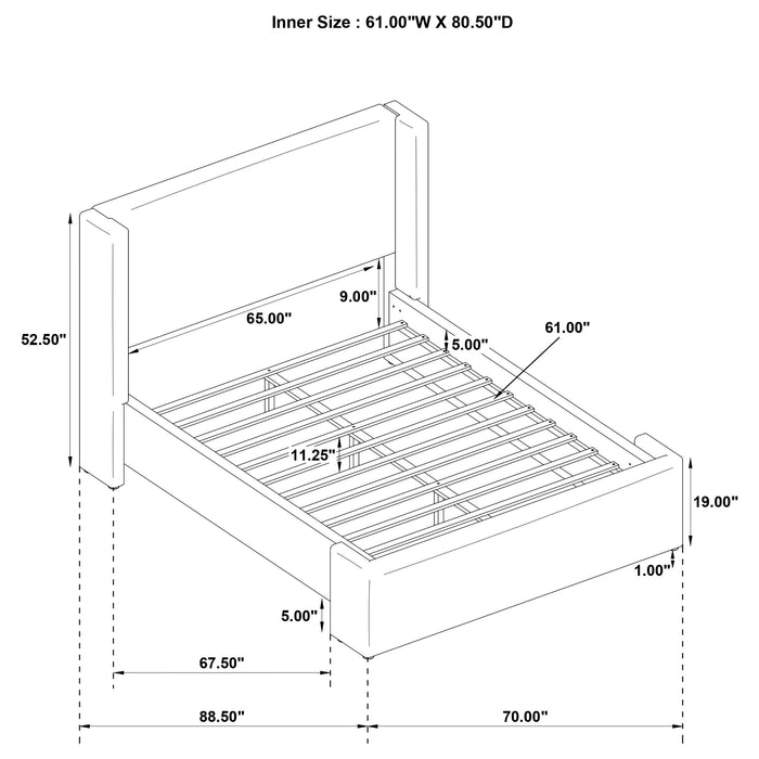 Alamosa Eastern King & Queen Bed - Furniture Land (Milwaukee, WI)