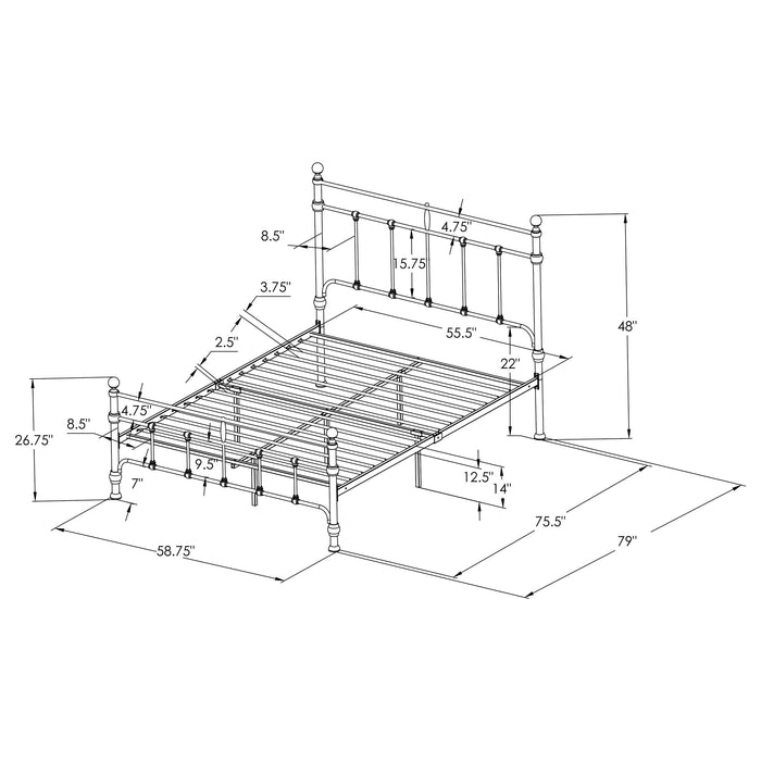 Novak Eastern King, Full, Queen, & Twin Bed - Furniture Land (Milwaukee, WI)