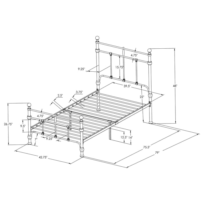 Novak Eastern King, Full, Queen, & Twin Bed - Furniture Land (Milwaukee, WI)
