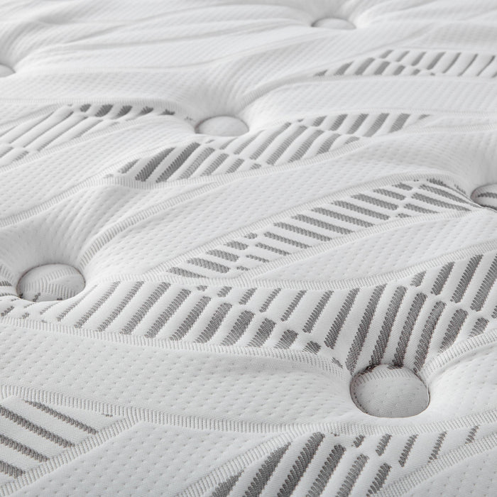 Hayes 11" Twin XL Pillow Top Memory Foam Hybrid Mattress - Furniture Land (Milwaukee, WI)