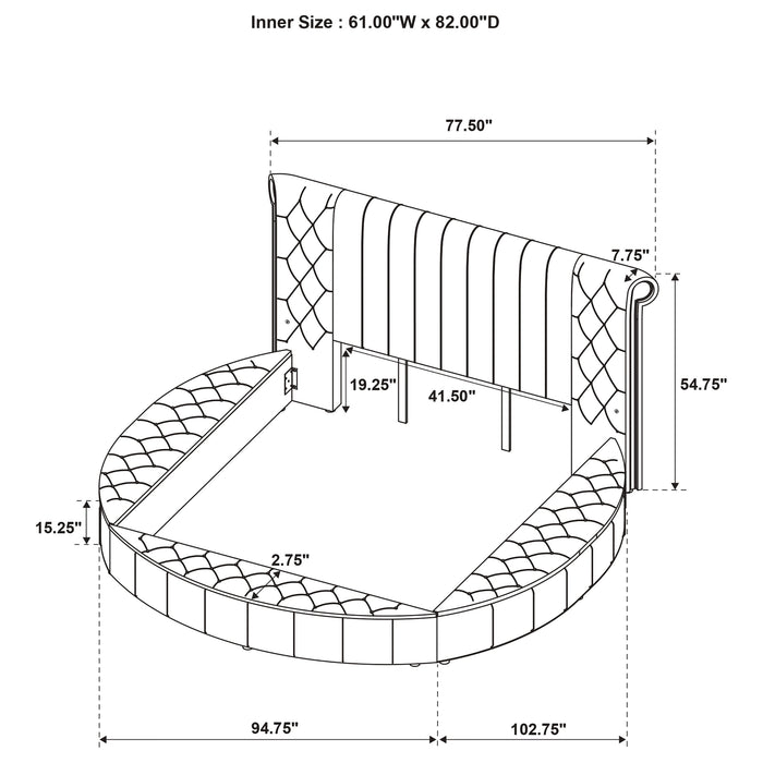 Sonya Eastern King & Queen Bed - Furniture Land (Milwaukee, WI)