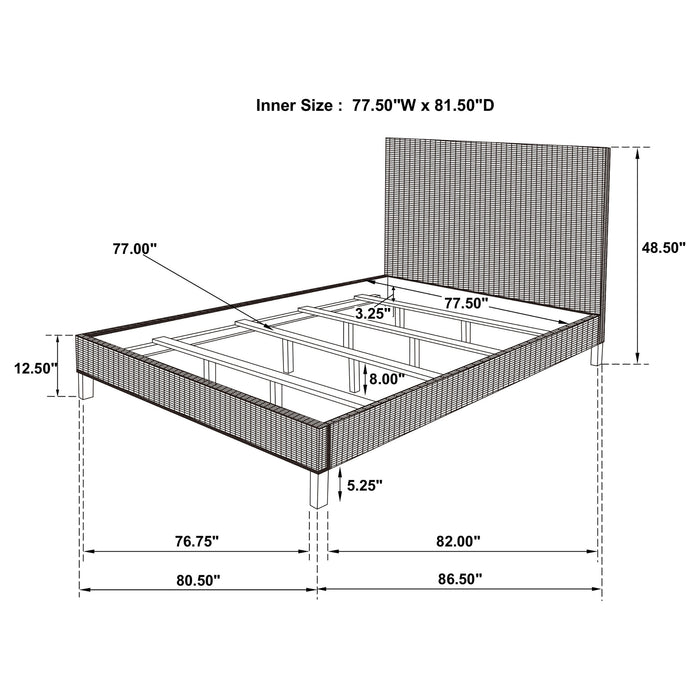 Zyla California King, E.King, & Queen Bed - Furniture Land (Milwaukee, WI)