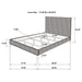 Zyla California King, E.King, & Queen Bed - Furniture Land (Milwaukee, WI)