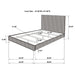 Zyla California King, E.King, & Queen Bed - Furniture Land (Milwaukee, WI)
