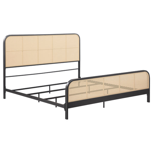 Lanewood Eastern King & Queen Bed Black & White - Furniture Land (Milwaukee, WI)