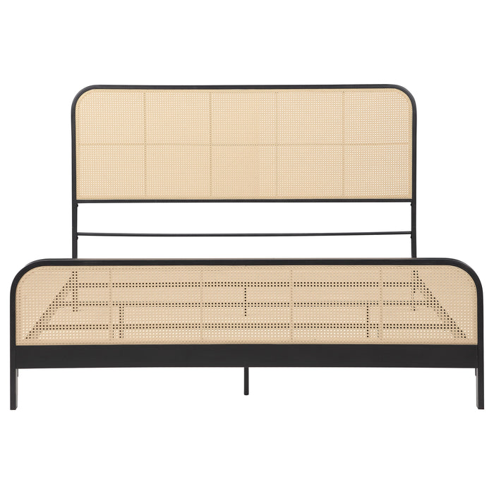 Lanewood Eastern King & Queen Bed Black & White - Furniture Land (Milwaukee, WI)
