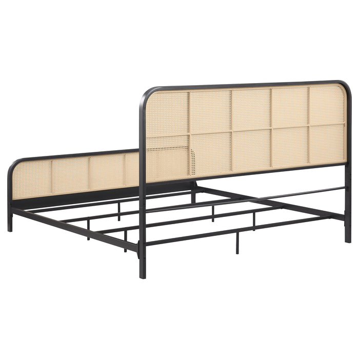 Lanewood Eastern King & Queen Bed Black & White - Furniture Land (Milwaukee, WI)