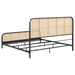 Lanewood Eastern King & Queen Bed Black & White - Furniture Land (Milwaukee, WI)