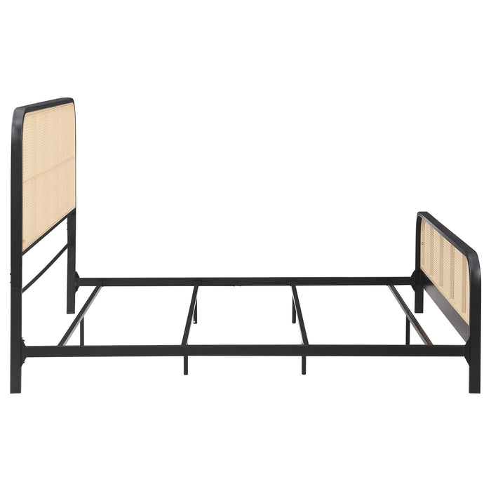 Lanewood Eastern King & Queen Bed Black & White - Furniture Land (Milwaukee, WI)