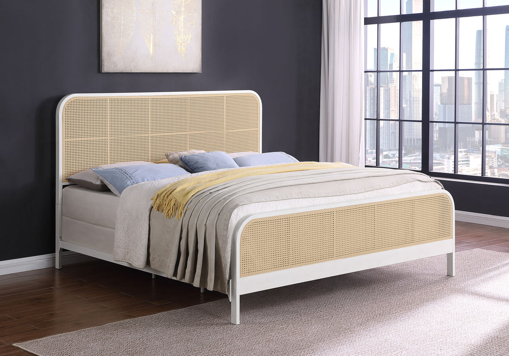 Lanewood Eastern King & Queen Bed Black & White - Furniture Land (Milwaukee, WI)