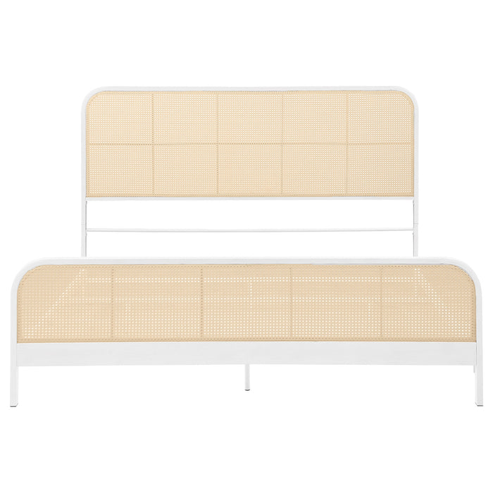 Lanewood Eastern King & Queen Bed Black & White - Furniture Land (Milwaukee, WI)