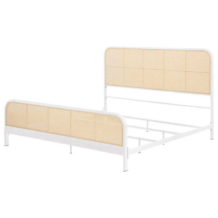 Lanewood Eastern King & Queen Bed Black & White - Furniture Land (Milwaukee, WI)
