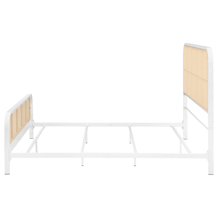 Lanewood Eastern King & Queen Bed Black & White - Furniture Land (Milwaukee, WI)