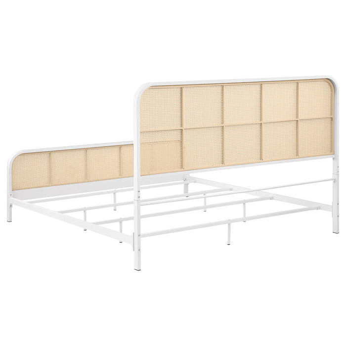Lanewood Eastern King & Queen Bed Black & White - Furniture Land (Milwaukee, WI)