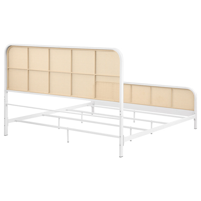 Lanewood Eastern King & Queen Bed Black & White - Furniture Land (Milwaukee, WI)