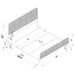 Lanewood Eastern King & Queen Bed Black & White - Furniture Land (Milwaukee, WI)