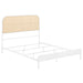 Amherst Eastern King, Queen, Full, & Twin Bed White & Black - Furniture Land (Milwaukee, WI)