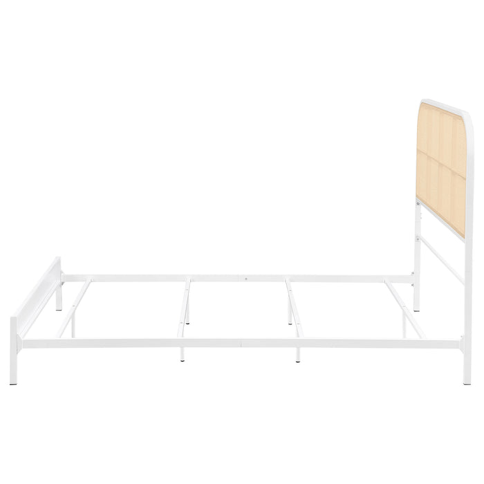 Amherst Eastern King, Queen, Full, & Twin Bed White & Black - Furniture Land (Milwaukee, WI)