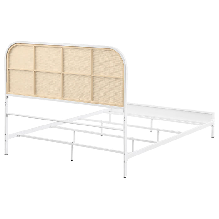 Amherst Eastern King, Queen, Full, & Twin Bed White & Black - Furniture Land (Milwaukee, WI)