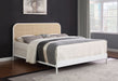 Amherst Eastern King, Queen, Full, & Twin Bed White & Black - Furniture Land (Milwaukee, WI)