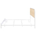 Amherst Eastern King, Queen, Full, & Twin Bed White & Black - Furniture Land (Milwaukee, WI)