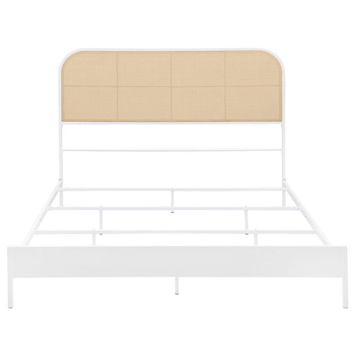 Amherst Eastern King, Queen, Full, & Twin Bed White & Black - Furniture Land (Milwaukee, WI)