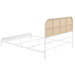 Amherst Eastern King, Queen, Full, & Twin Bed White & Black - Furniture Land (Milwaukee, WI)